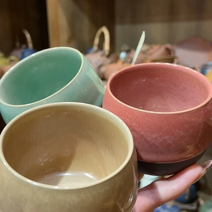 柴烧老岩泥高端茶器