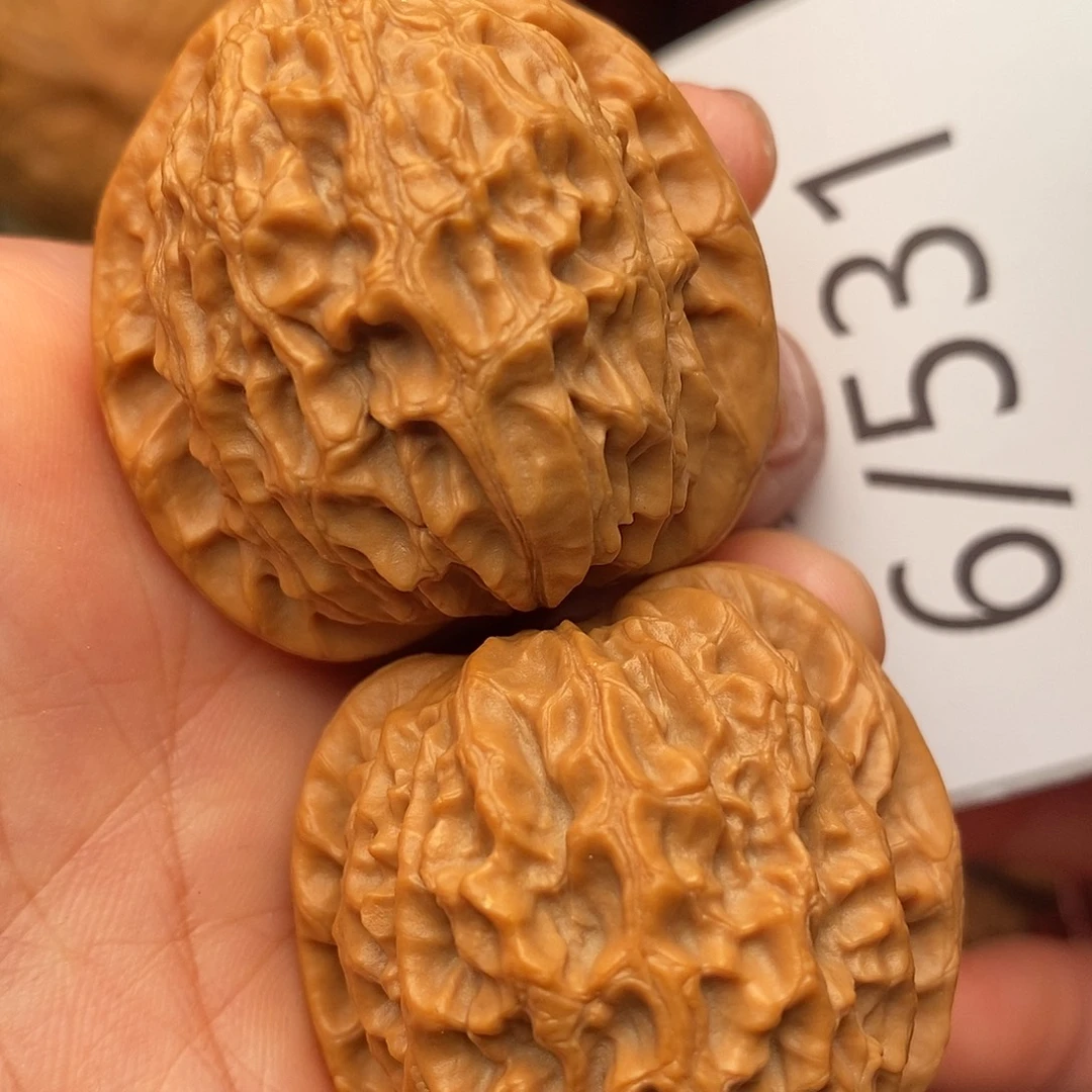把件文玩核桃38金牛