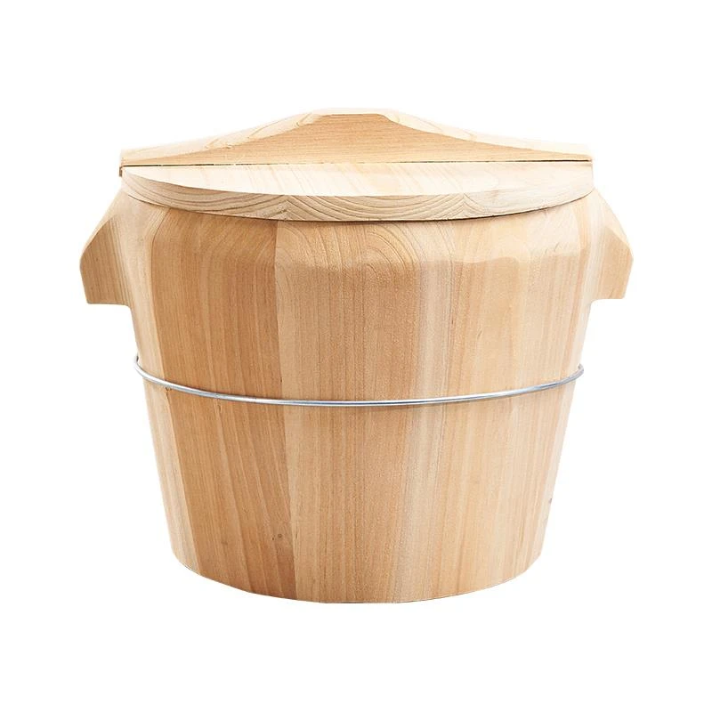 木制蒸米饭饭桶厨房家用杉木大小木桶蒸笼竹制蒸格蒸饭木桶