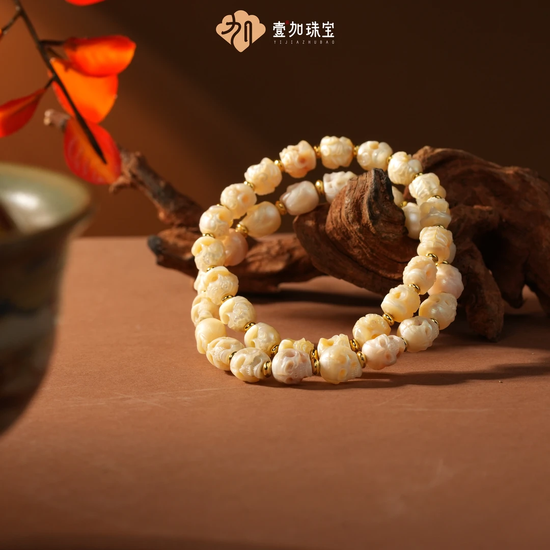 小青|手工设计珍珠大P 呆呆手串系列