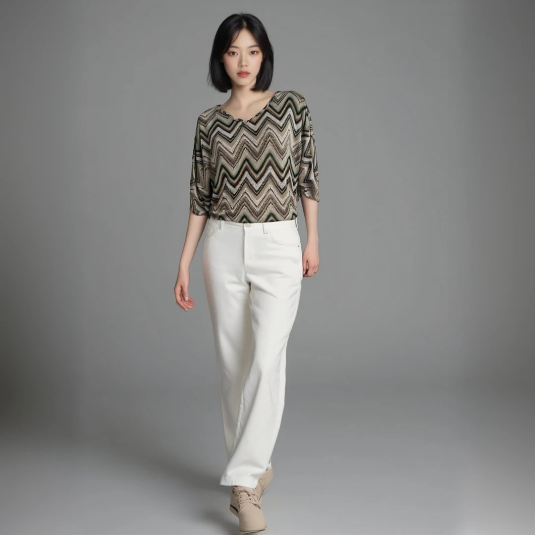 C215  中袖上衣时尚风格