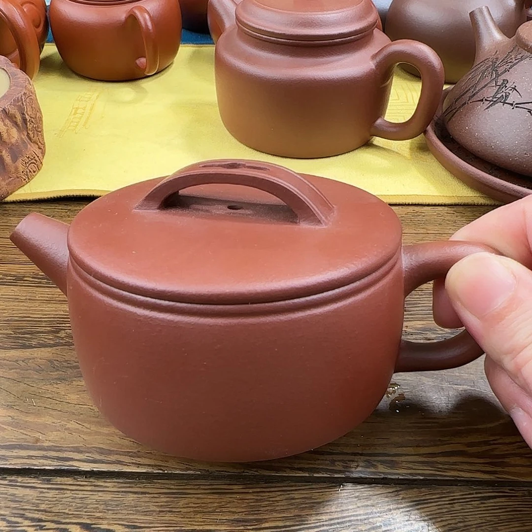 紫砂茶壶汉瓦底槽清