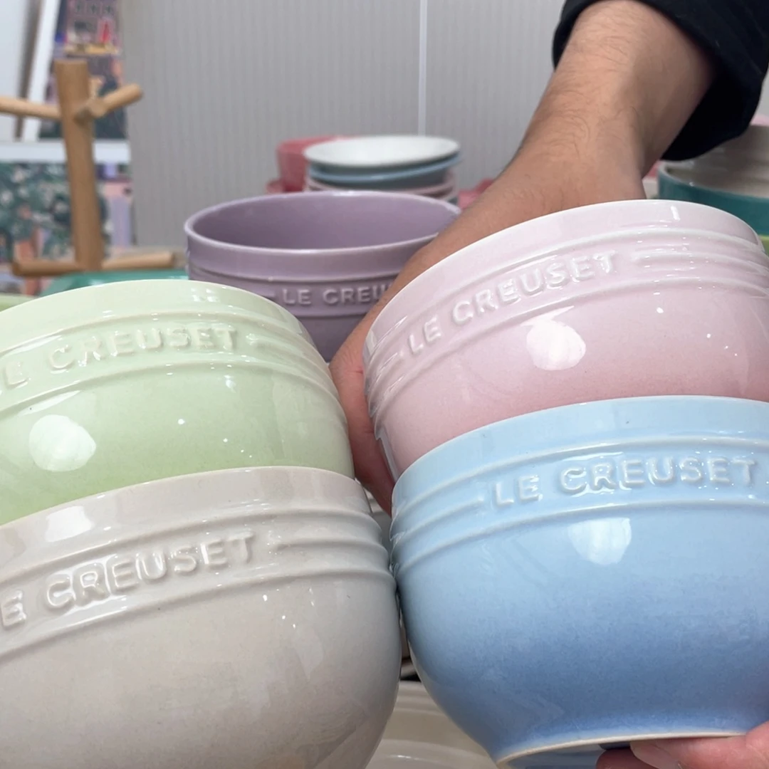 瓷片微瑕4个顿顿碗500ml