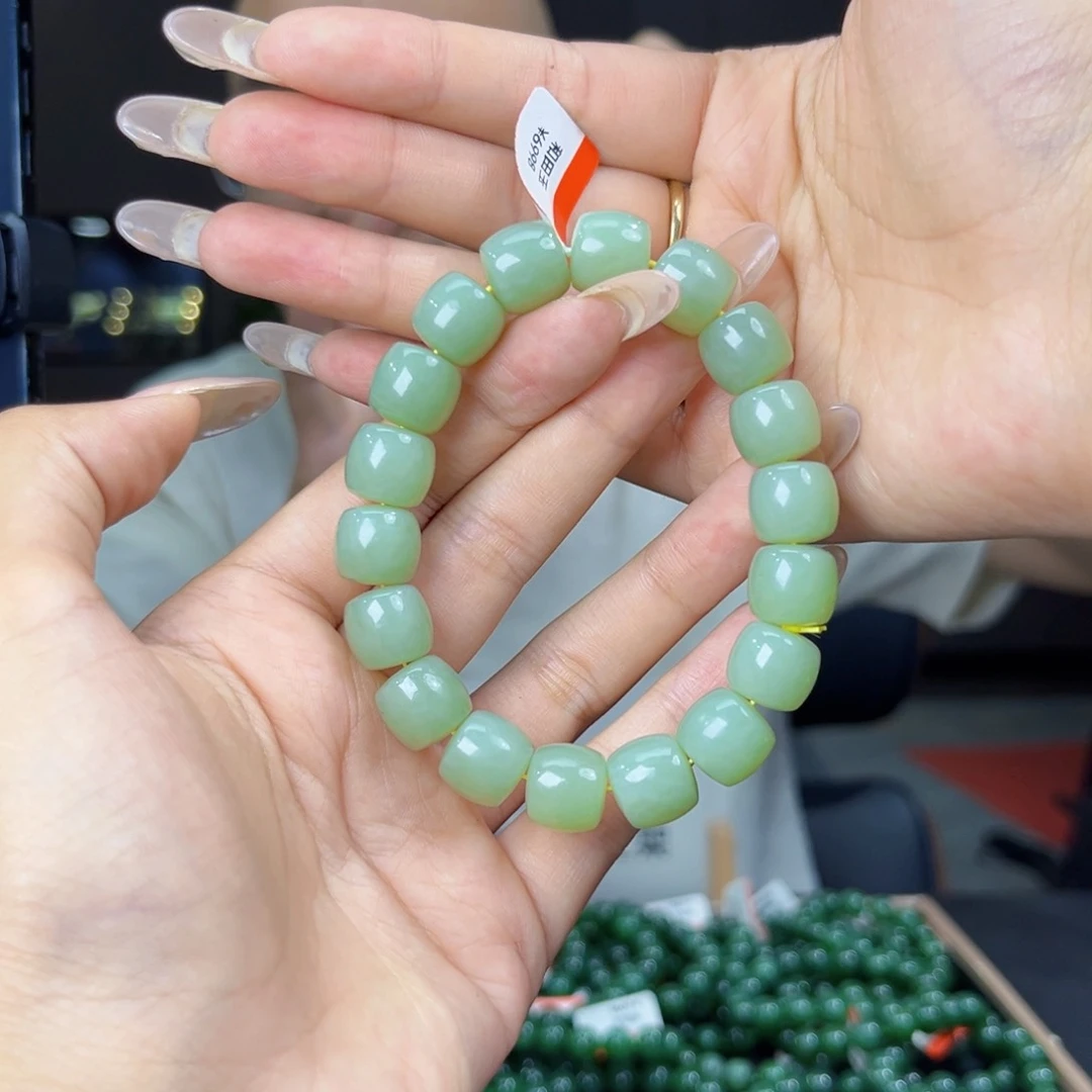 手串未镶嵌和田玉纯天然和田玉新疆若羌黄口k12