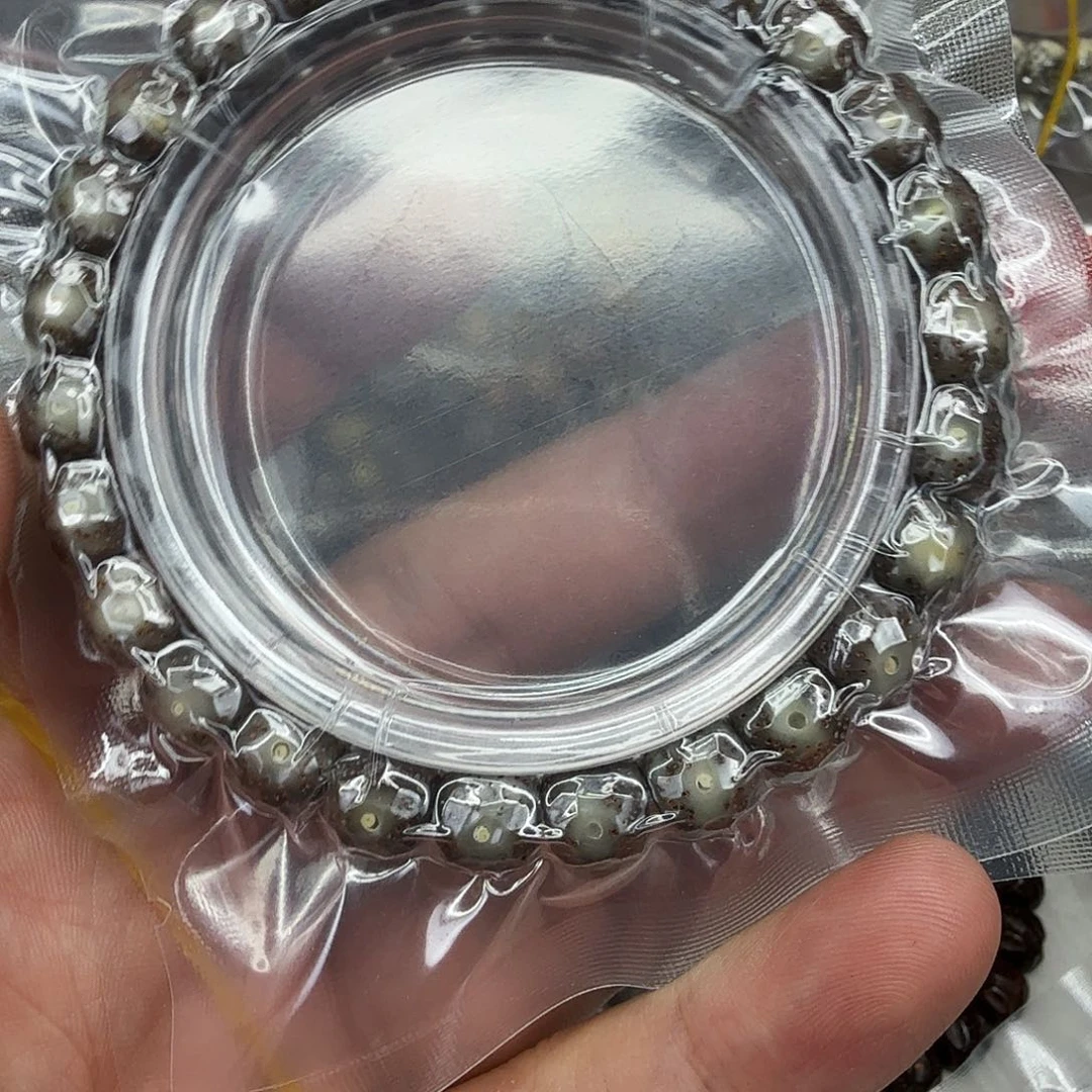 星月菩提手串29爱谁谁手工雕刻锐面单圈0.9