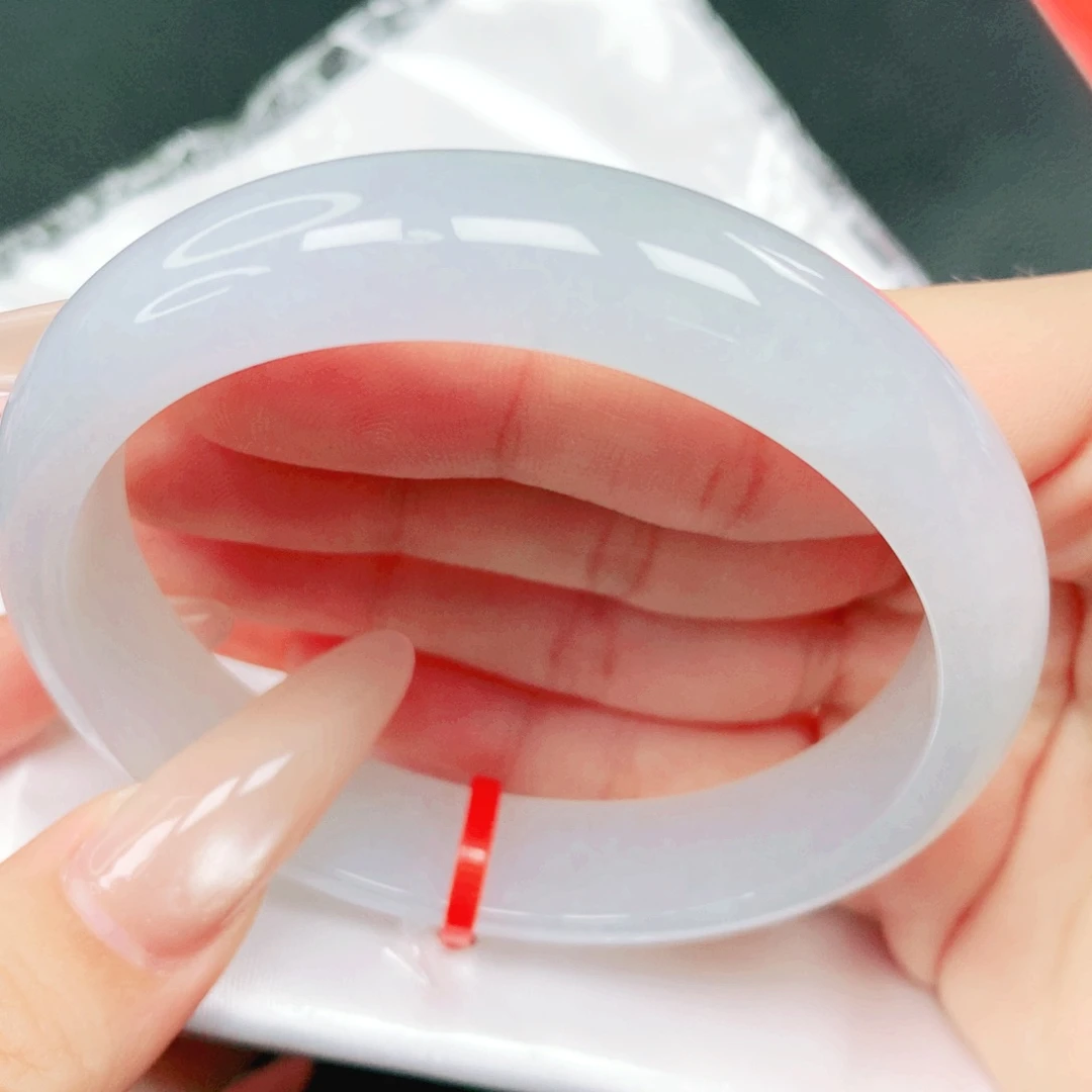 翡翠未镶嵌手镯57.58