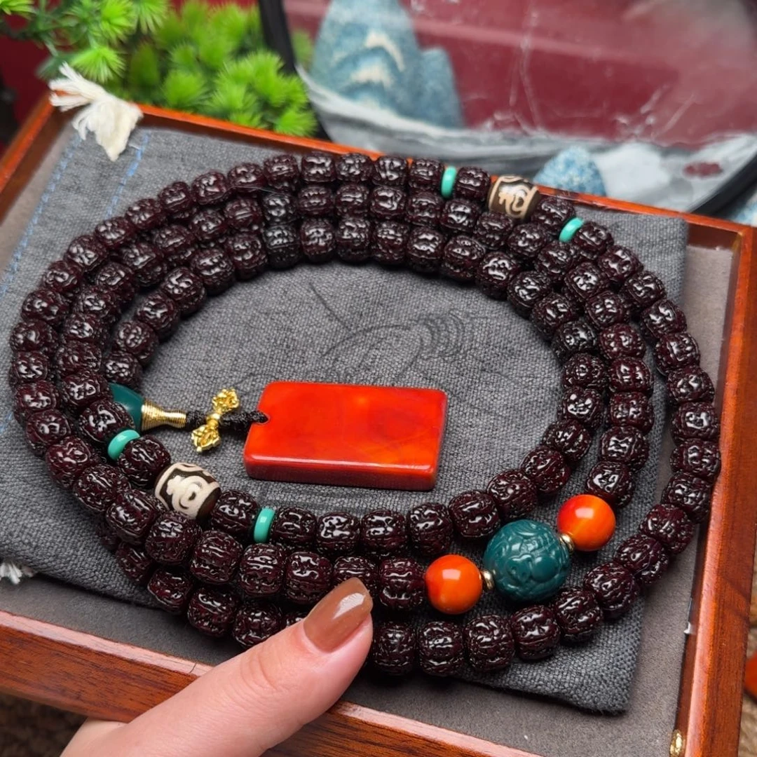 金刚菩提吊坠黑金