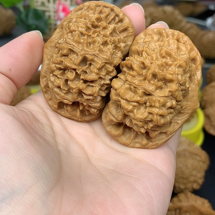 吊坠文玩核桃54加官帽