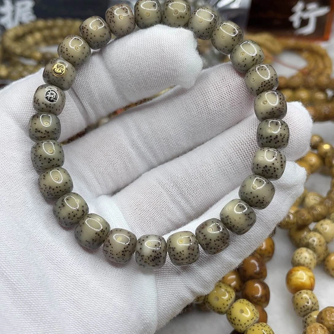 手串星月菩提S级金标款9✖️8玉化