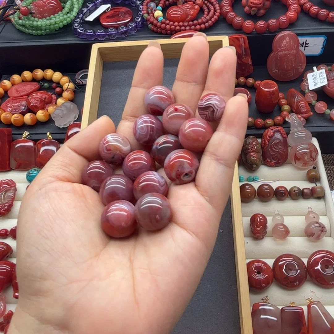 倦***了南红玛瑙未镶嵌配饰