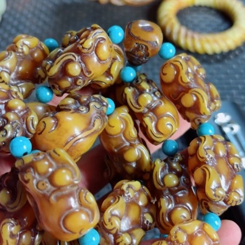 紫金钵盂菩提把件