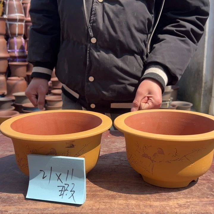 紫砂花盆紫砂花盆