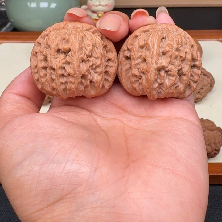 把件文玩核桃全品白狮子41