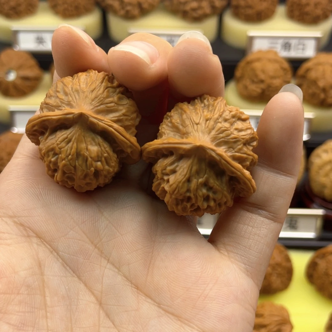 文玩核桃把件?*韵秋子一根筋加寿桃151