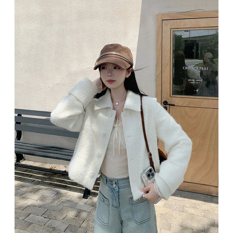 2026新款小个子小清新上衣外套气质名媛风秋冬保暖短款