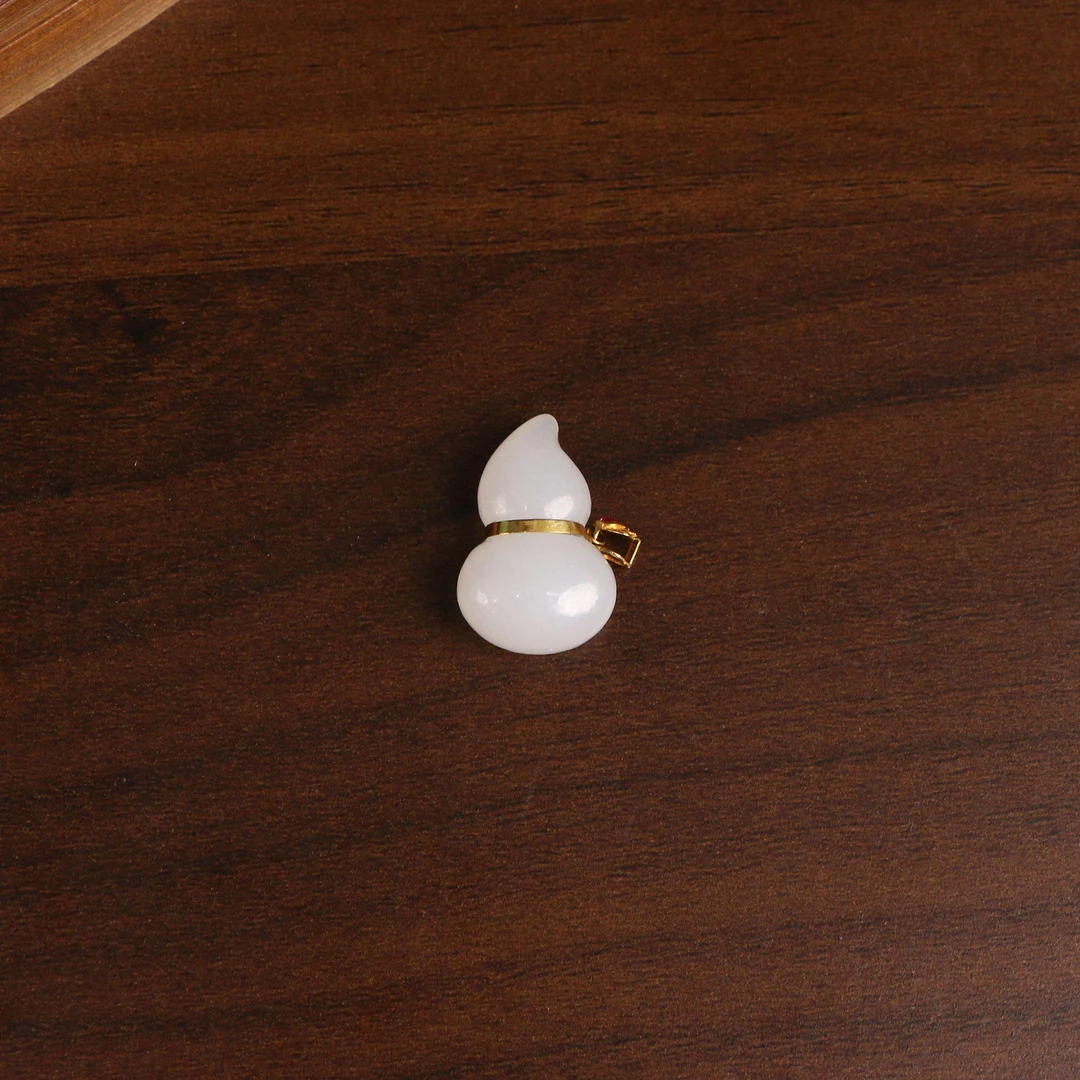 18k白玉葫芦（多样性发一）