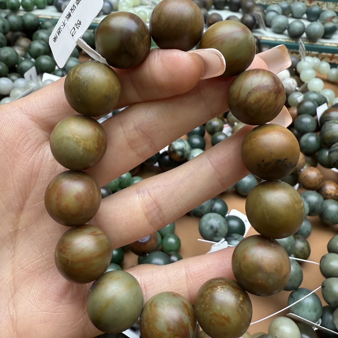 和田玉手串1213z拍一发一