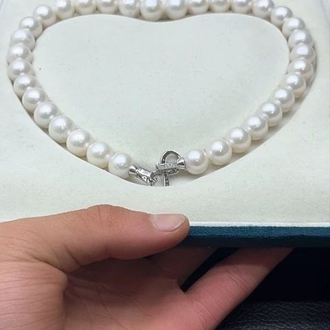 淡水珍珠珍珠项链合金33