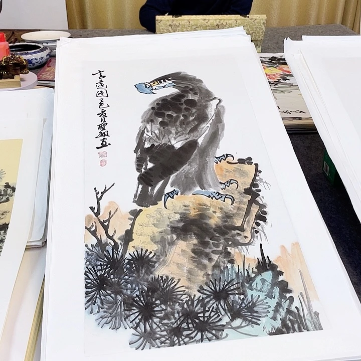 国画张圣敏先生纯手绘作品