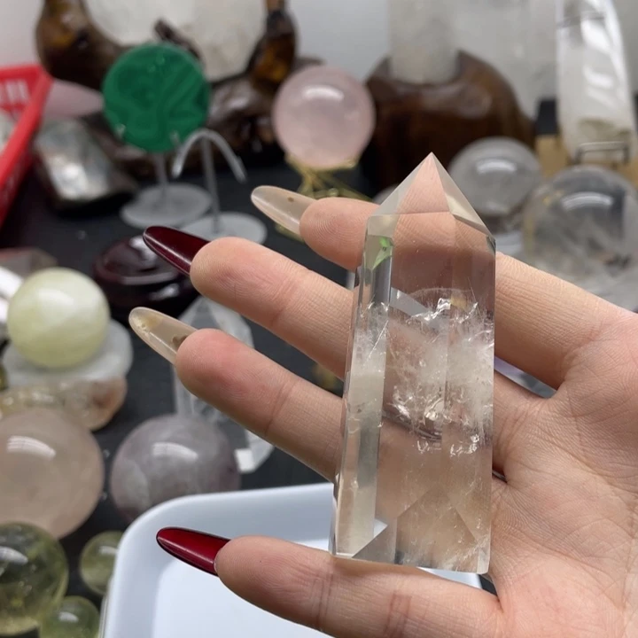 水晶73未镶嵌倒*時天然水晶