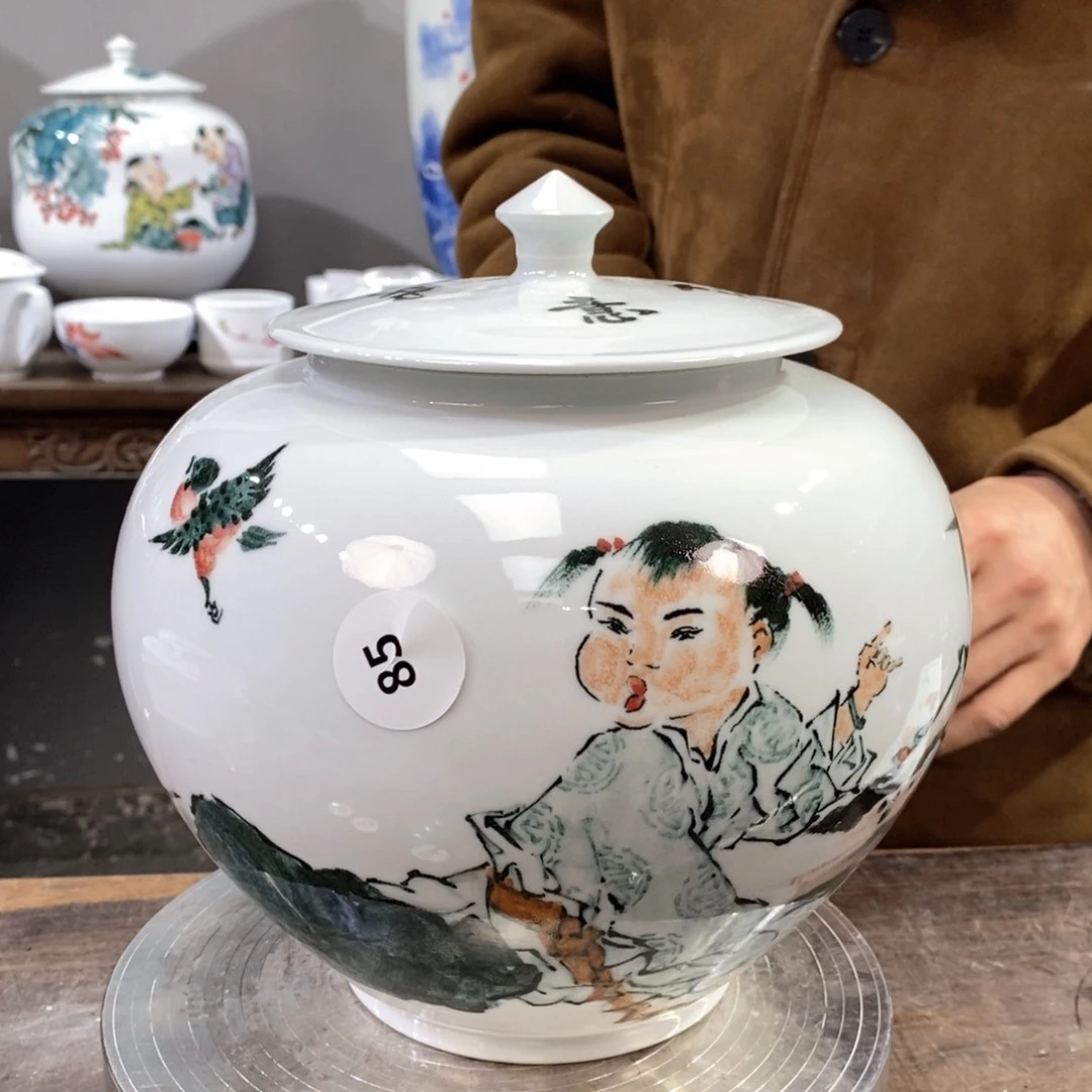 摆件吴义松陶瓷直播间85