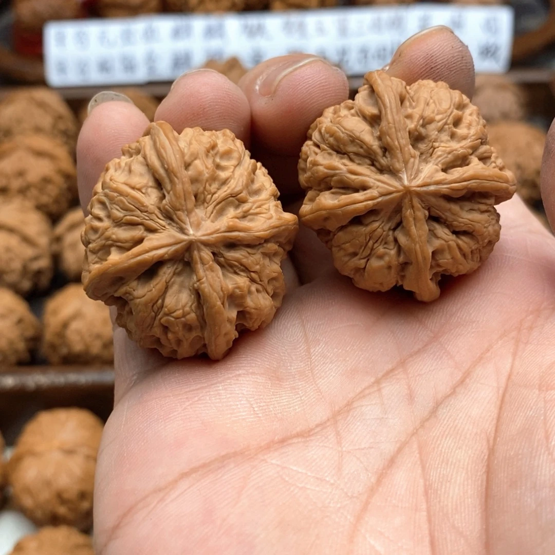 吊坠文玩核桃37尺 全品雨花石正四棱 57