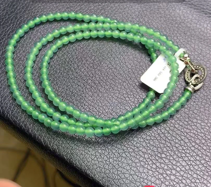 纯天然A货翡翠项链