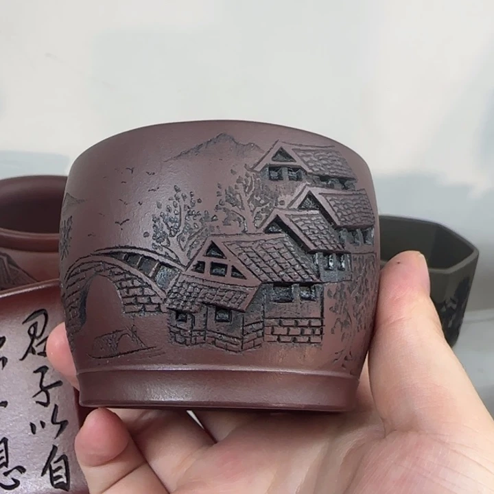 茶杯紫砂全手工紫砂
