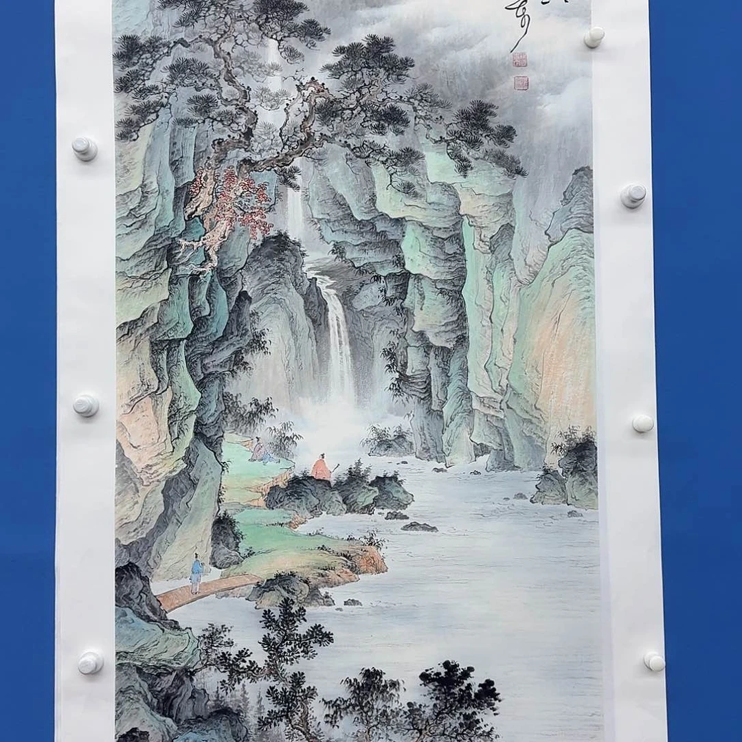 国画多次参加国内外大型