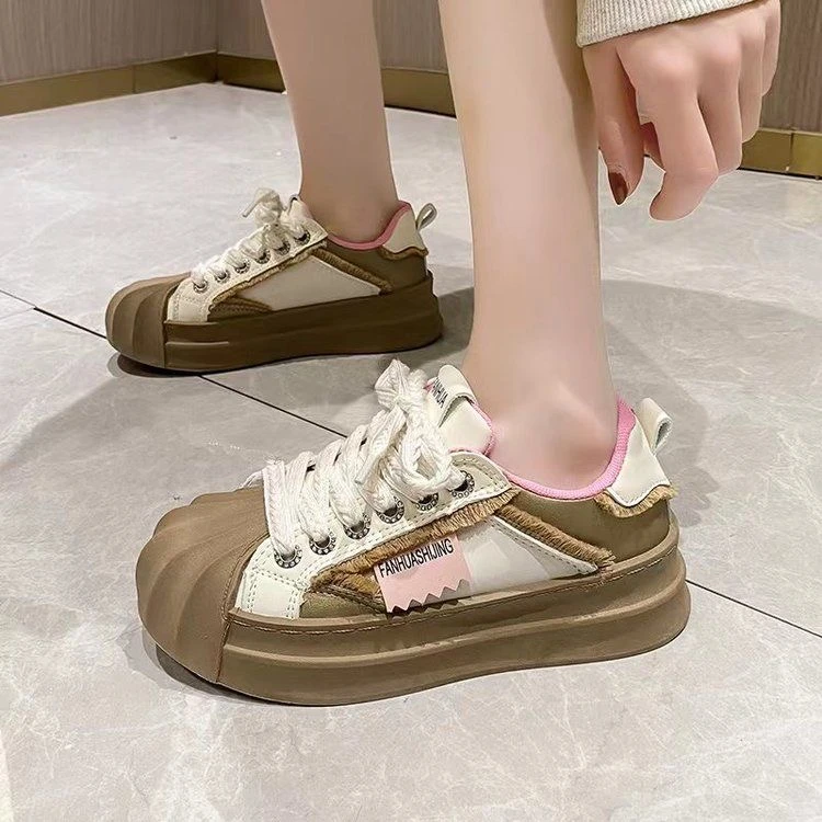 M-9小众丑萌潮流ins学生百搭大头面包鞋韩版运动休闲板鞋