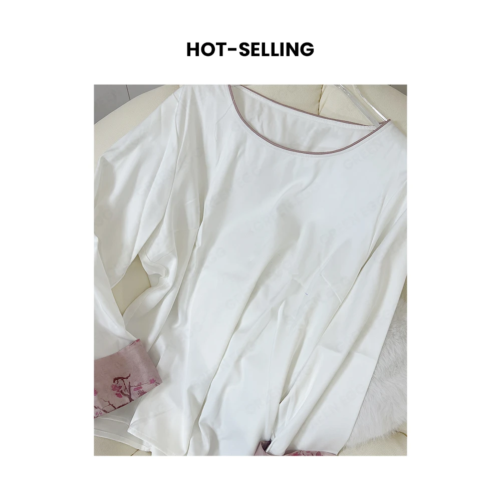 【年中大清清】A0073改良版国风纯色单件T恤