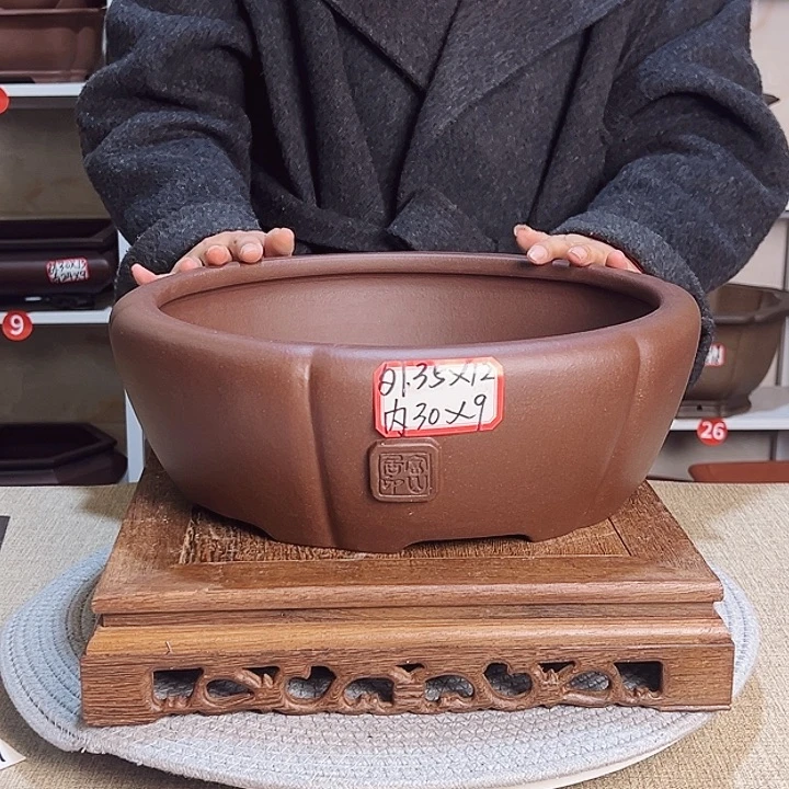 紫砂花盆紫砂花盆