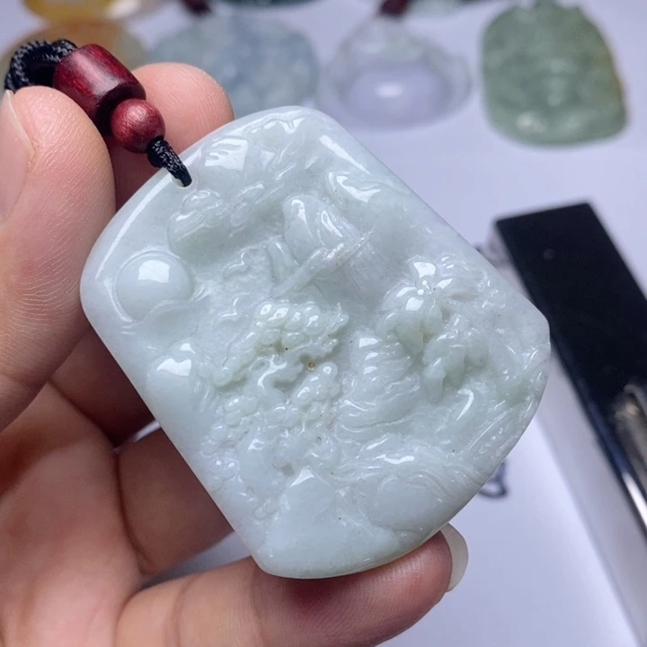 颈饰未镶嵌翡翠翡翠