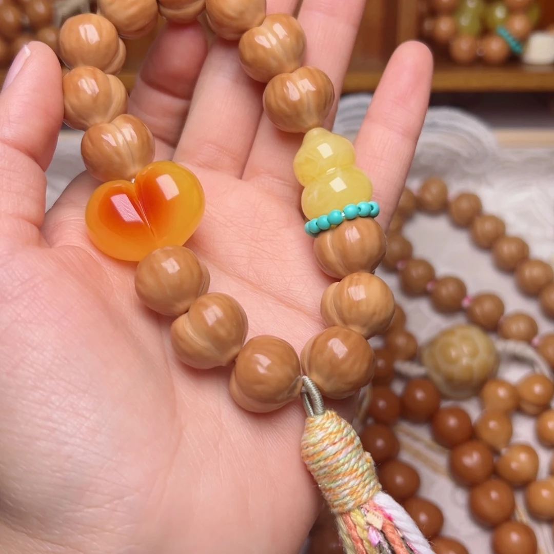 猴头核桃手串屁桃