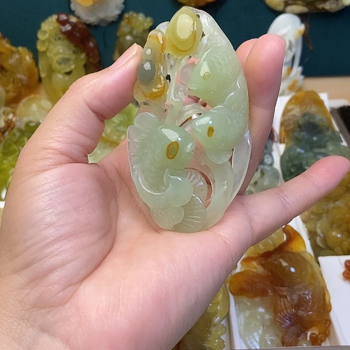 岫玉未镶嵌岫玉未镶嵌吊坠1