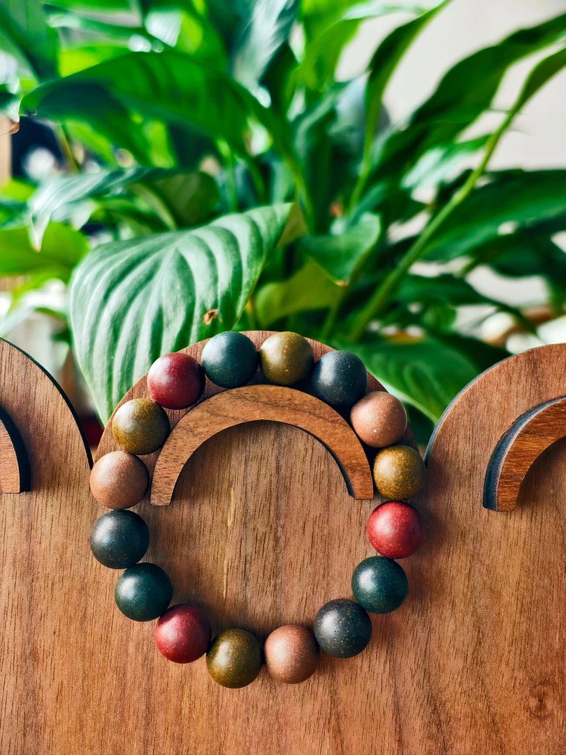 古法手工合香珠五行檀香手链手串送礼送长辈盘玩摆件文玩饰品