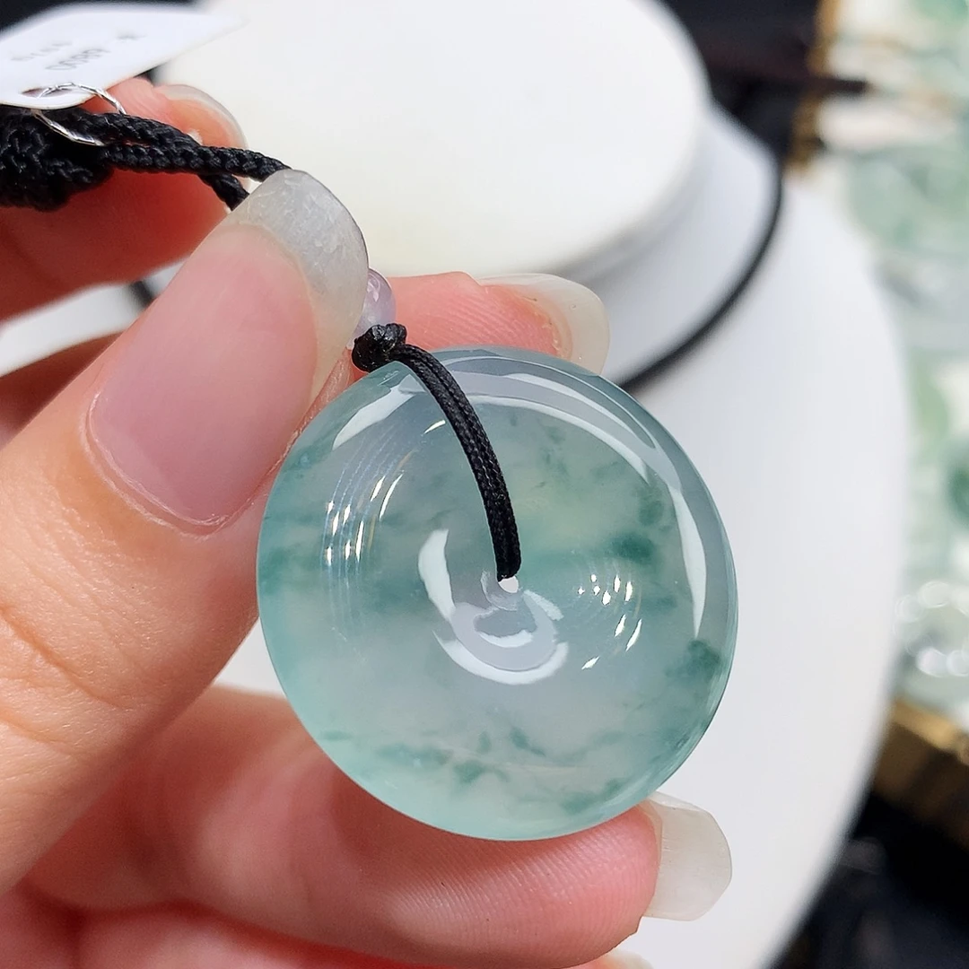 翡翠未镶嵌胸饰翡翠109，26.3/6.1