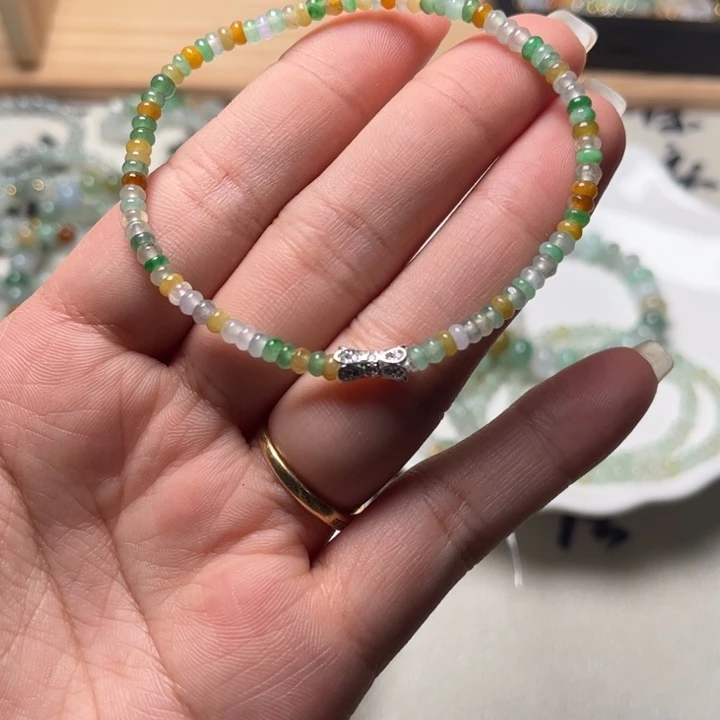 未镶嵌手串翡翠翡翠