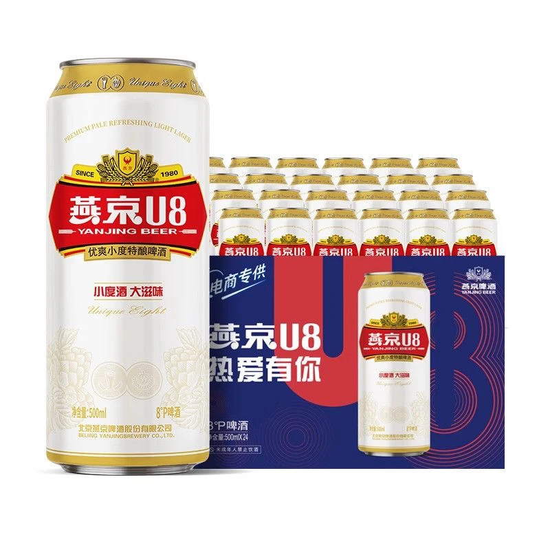 燕京U8听装24瓶➕沃科威一升6瓶