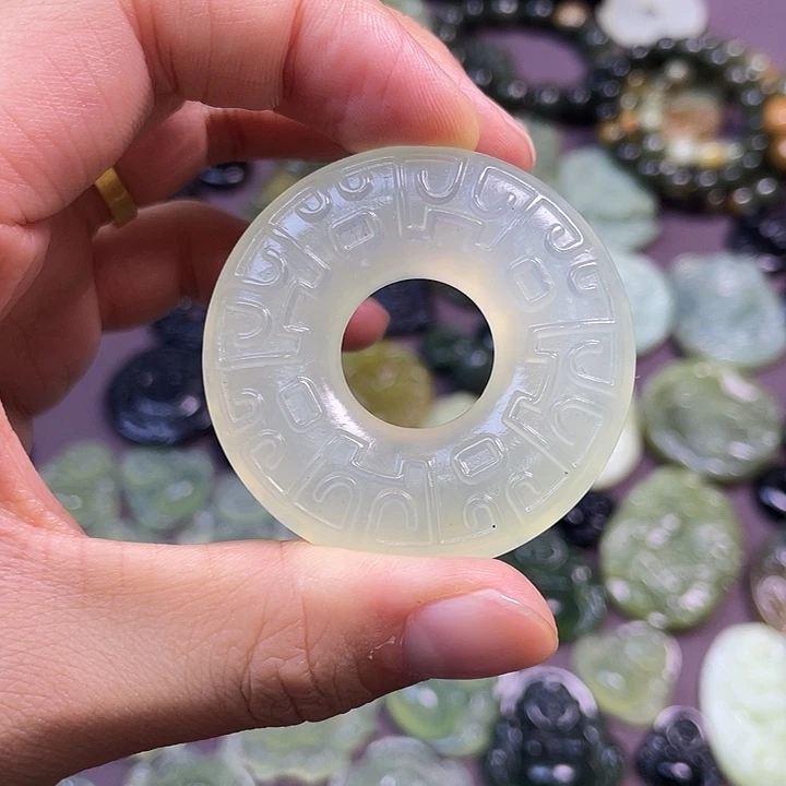 蛇纹石玉合金手链