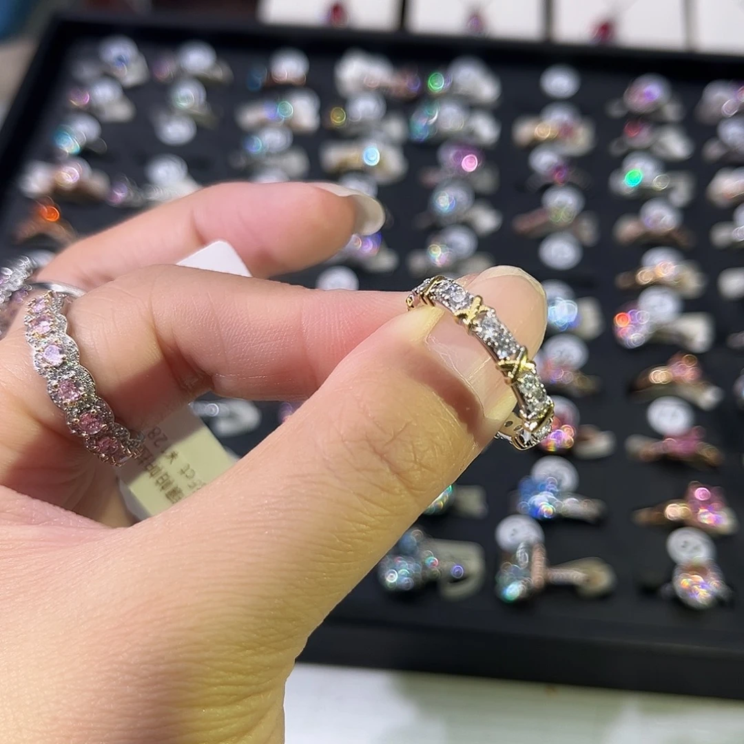 莫桑石非金属SH时光轮排戒-19