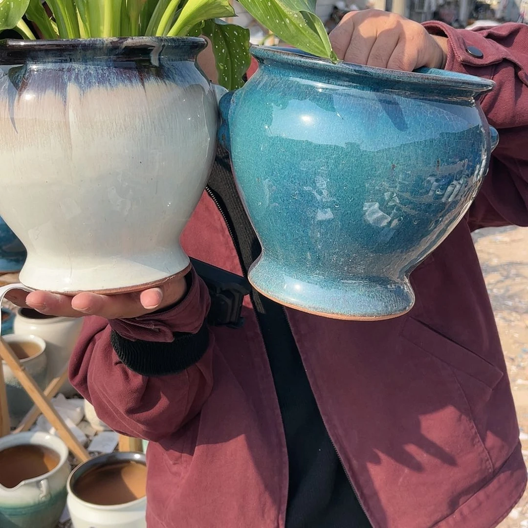 红陶养养花盆0219-1087