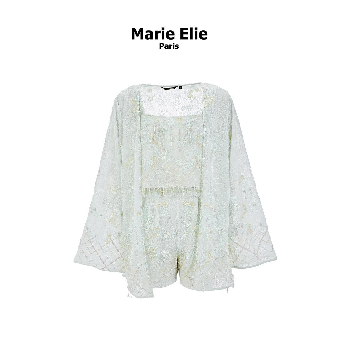 【陈大可专属】Marie Elie【雏菊南下】秀款绣花外套吊带EAF11G18461
