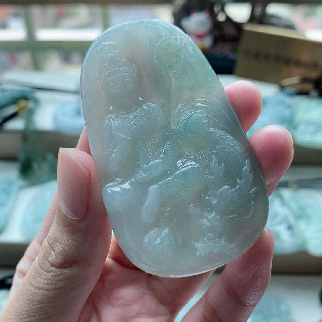 【闪购商品】颈饰未镶嵌翡翠天然缅甸A货翡翠