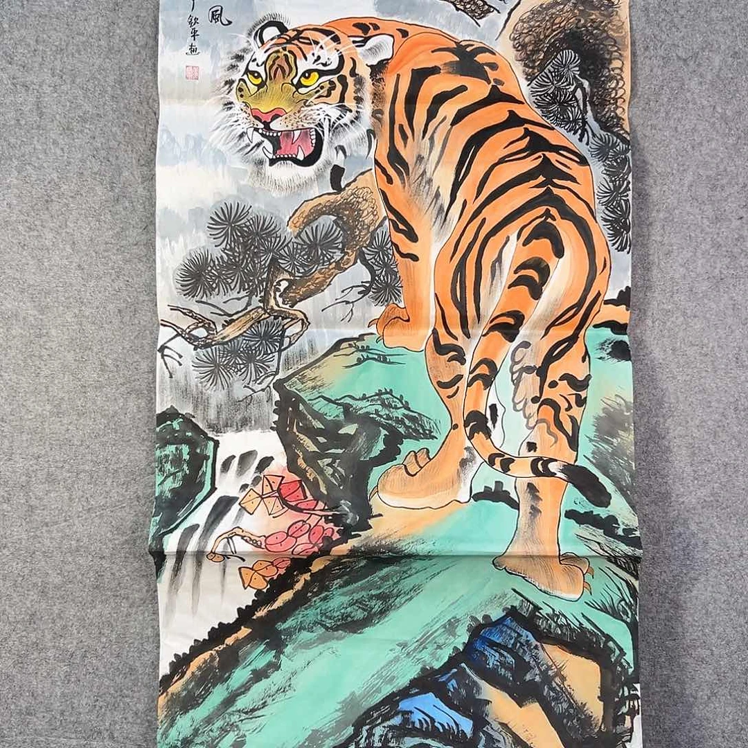 国画815 花鸟在此鸣叫时的鸣叫和