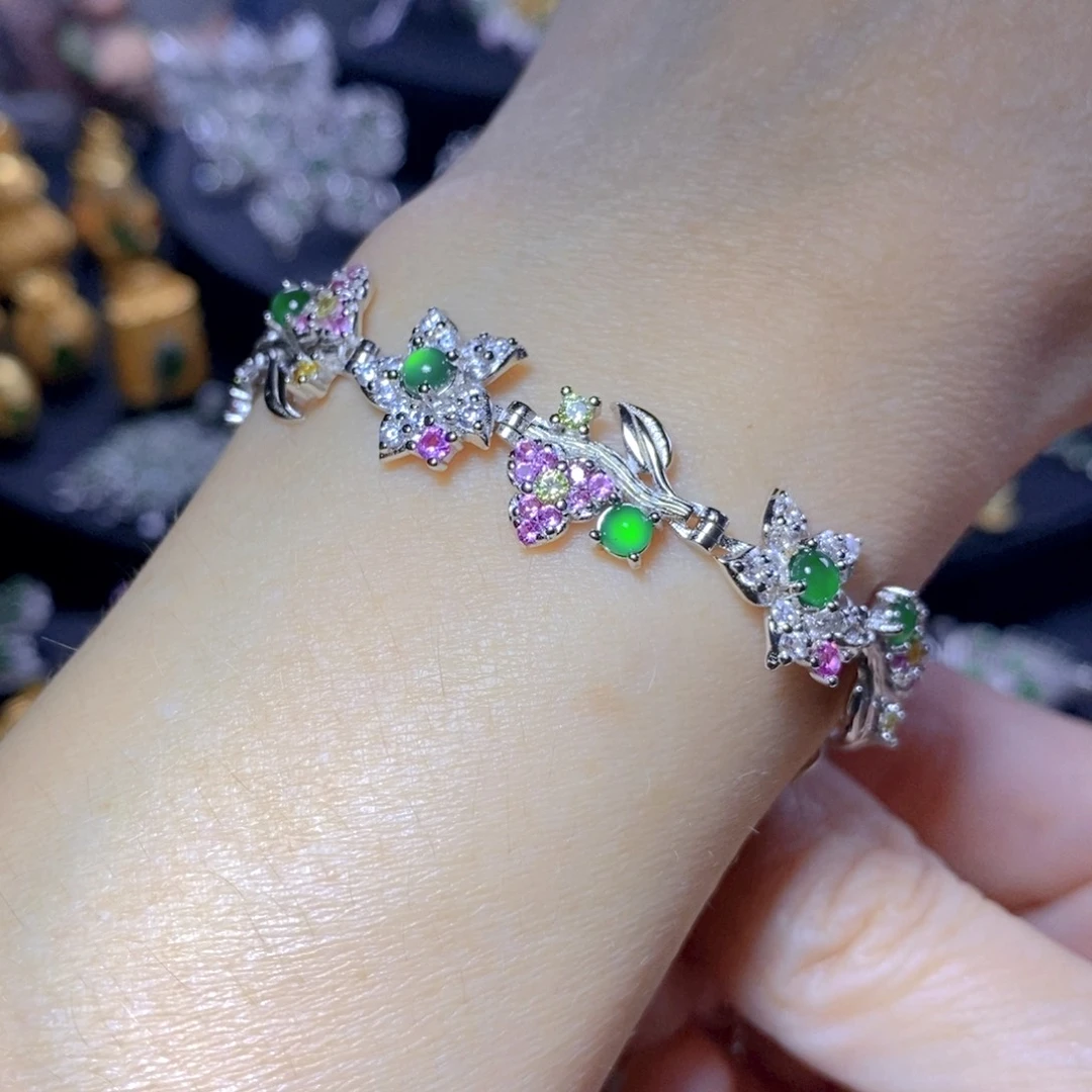 翡翠合金吊坠(不含链)天然翡翠