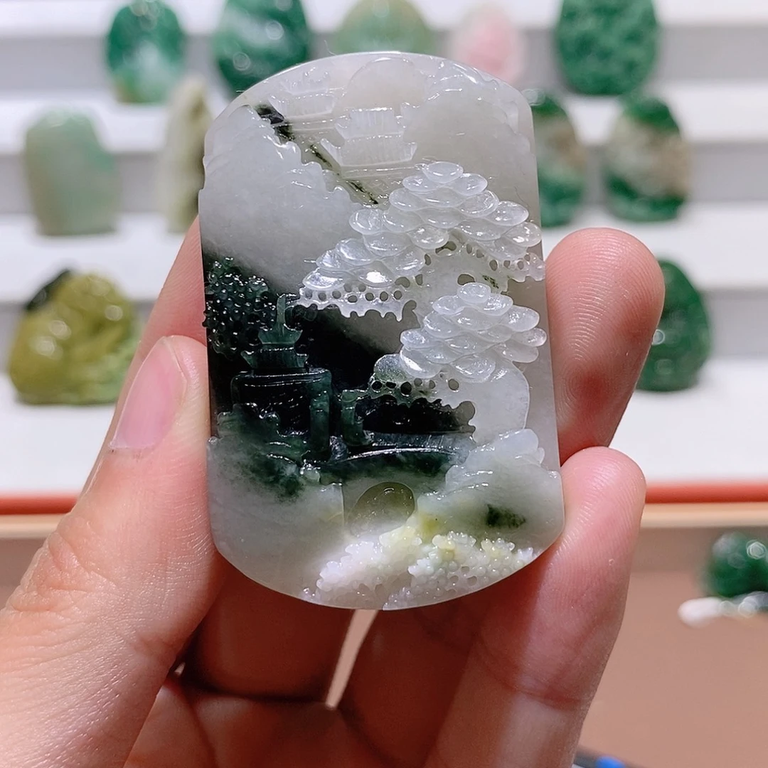 未镶嵌独山玉吊坠