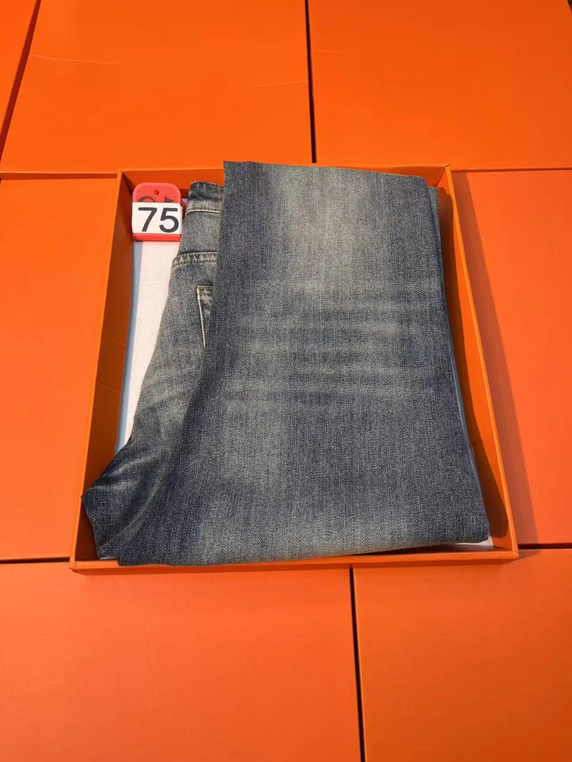 （裤1） 75号直筒裤扎染牛仔裤男士