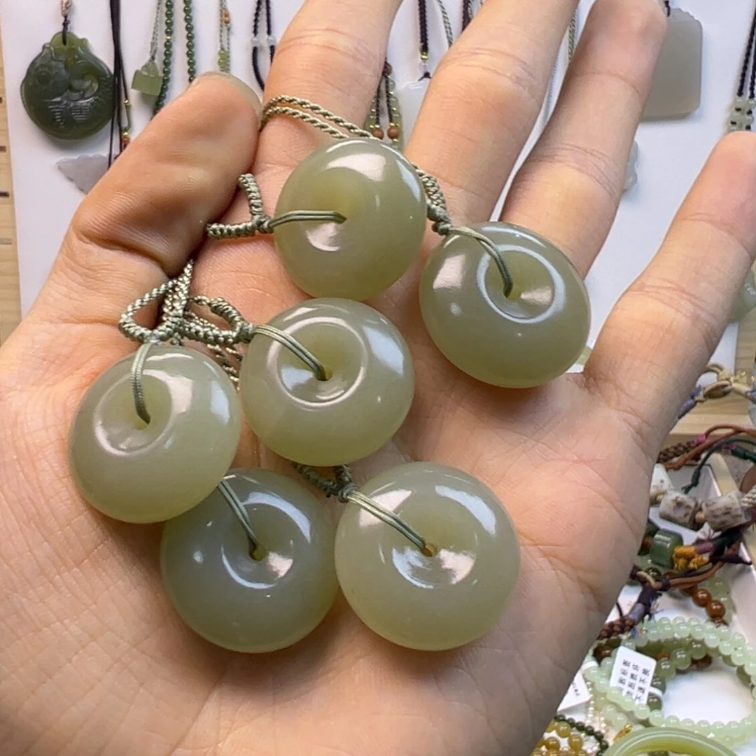 和田玉未镶嵌手链拍一发一