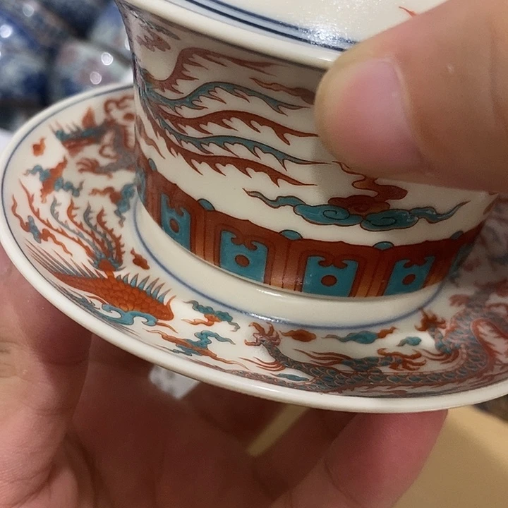 摆件景德镇陶瓷主人杯13445